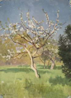 Apple-Tree in Blossom, 1897. Creator: Jan Stanislawski.
