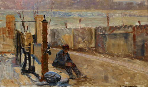 Embankments of the Vistula, between 1900-1904. Creator: Jacek Malczewski.