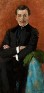 Portrait of Józef Czajkowski, 1892. Creator: Olga Boznanska.