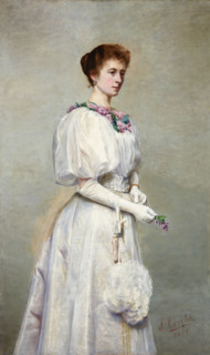 Portrait of Helena Cerchowa, 1898. Creators: Stanislaw Cercha, Helena Cerchowa.