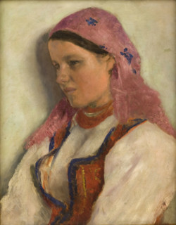 Girl from Bronowice, 1893-1894. Creator: Aleksander Gierymski.