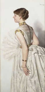 Portrait of the Fiancée, 1887. Creator: Jacek Malczewski.