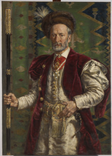 Portrait of Mikolaj Zyblikiewicz, 1887. Creator: Jan Matejko.