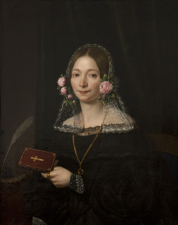 Portrait of a Woman, 1842. Creator: Jan Jozef Sikorski.