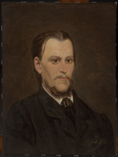 Self-Portrait, 1866. Creator: Francisek Streitt.