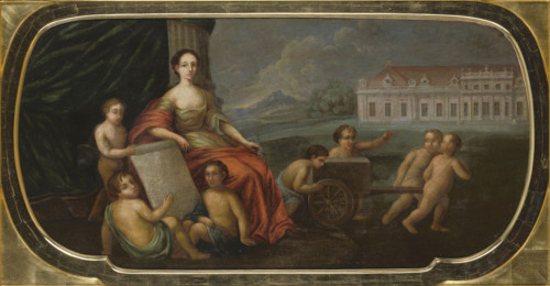 Princess Eleonora Czartoryska (1712-1795), Wife of Prince Michal (1696-1775)..., mid-18th century. Creator: Unknown.
