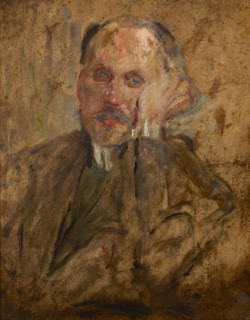 Sketch of a Male Figure, c1925 . Creator: Olga Boznanska.
