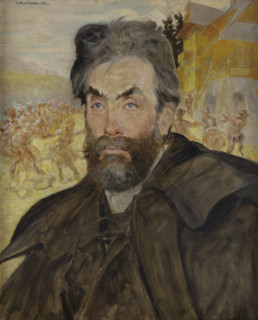 Portrait of Stanislaw Witkiewicz, 1902. Creator: Jacek Malczewski.