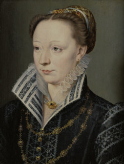 Portrait of Claude Catherine de Clermont-Tonnerre, Duchess of Retz (1543-1603), c1571. Creator: Unknown.