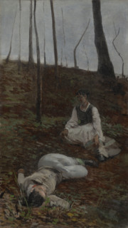 Scene from "Balladyna", between 1888-1892. Creator: Jacek Malczewski.
