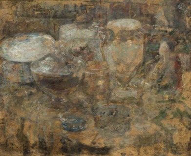 Still Life-two-sided painting, after 1920. Creator: Olga Boznanska.