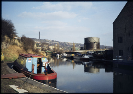 Sowerby Basin at the junction of the Rochdale Canal and the Calder and Hebble Navigation at..., 1980 Creator: Dorothy Chapman.