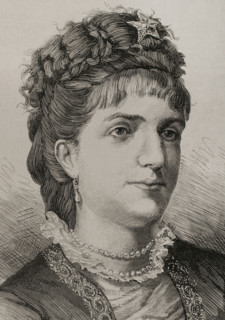 Margherita of Savoy, 1878.  Creator: Arturo Carretero y Sánchez.