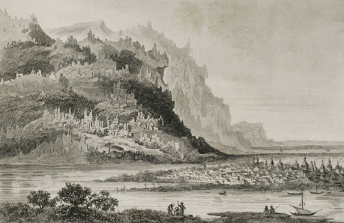 Yakutsk, Siberia, Russia, 1839. Creator: Hippolyte Lalaisse.