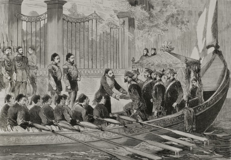 ...Grand Duke Nicholas Nikolaevich at the Dolmabahçe Palace, Constantinople, March 26, 1878. Creator: Bernardo Rico.