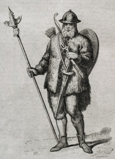 Soldier of the early Goths, 1852. Creator: Coderch.