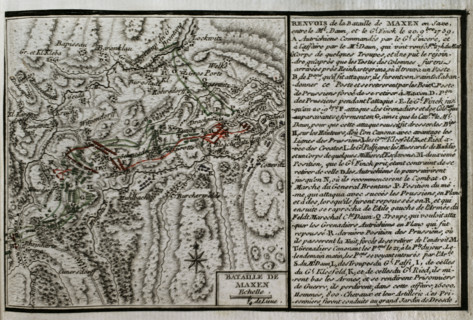 Seven Years War (1756-1763): Third Silesian War - Battle of Maxen (November 20 and 21, 1759).  Creator: Jean de Beaurain.