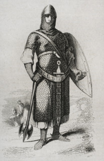 Rodrigo Díaz de Vivar, known as El Cid Campeador (c. 1043-1099), Castilian nobleman, knighted...1852 Creator: Tomás Carlos Capuz.