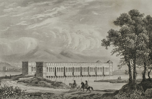 Julfa Bridge, Azerbaidjan, 1838. Creator: Vanderburch.