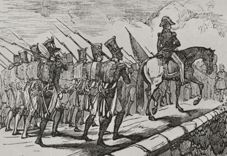 Departure of French troops from Spain, late 18th-early 19th century, (1851).  Creator: Unknown.