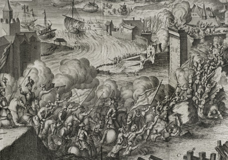 Expugnation of Lagny, 1590, (1748).  Creator: Unknown.