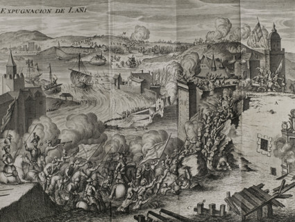 Expugnation of Lagny, 1590, (1748).  Creator: Unknown.