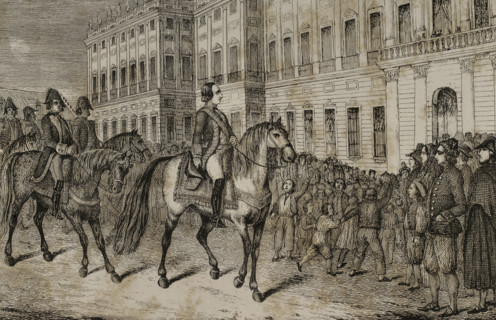 Manuel Godoy is appointed General of Spain and the Indies...13 January 1807, (1851).   Creator: Unknown.