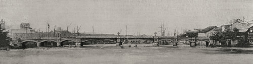 Bridge of Spain over the Pasig River, Manila, Philippines, 1898. Creator: Unknown.