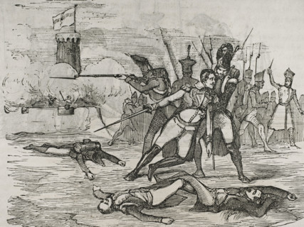 Battle of Santa Cruz de Tenerife, July 25, 1797, (1851).  Creator: Unknown.