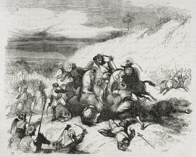 Battle of Guadalete, July 19-26, 711, (1852). Creator: Unknown.