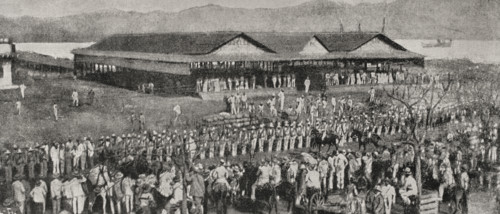 Cuban war of Independence: review of troops coming from the interior of the island, Cuba, 1898. Creator: Unknown.