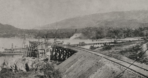 Dock of Juragua mines in the Bay of Santiago de Cuba, Cuba, 1898.  Creator: Unknown.