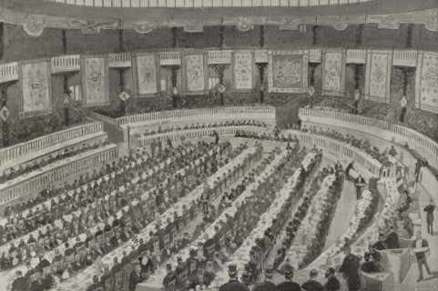 Banquet of the "Unión Conservadora", Madrid, Spain, January 28, 1898.  Creator: Enrique Laporta Valor.