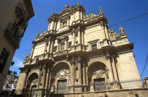 Main facade of the Ex-collegiate church of San Patricio, Lorca, Murcia, Spain, 2008.  Creator: LTL.
