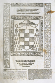 Complutensian Polyglot Bible, 1514-1517.  Creator: Unknown.