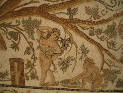 Mosaic, El Jem Museum, El Djem, Tunisia, 2009. Creator: Amanda Waite.