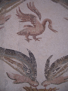Mosaic, El Jem Museum, El Djem, Tunisia, 2009. Creator: Amanda Waite.