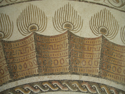 Mosaic, El Jem Museum, El Djem, Tunisia, 2009. Creator: Amanda Waite.