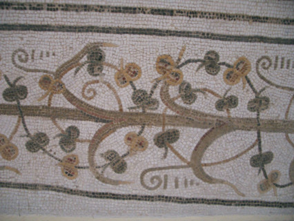 Mosaic, El Jem Museum, El Djem, Tunisia, 2009. Creator: Amanda Waite.