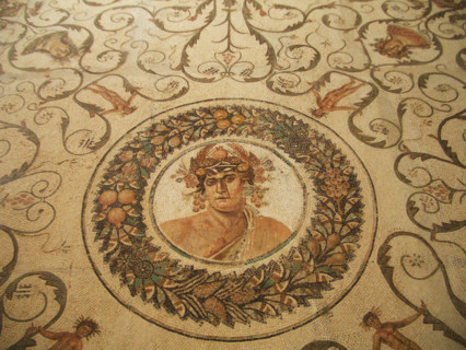 Mosaic, El Jem Museum, El Djem, Tunisia, 2009. Creator: Amanda Waite.