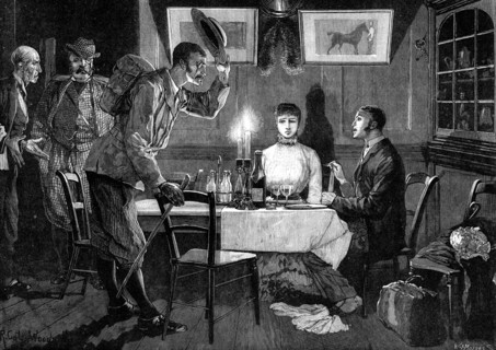 Intruders, 1881. Creator: W. I. Mosses.