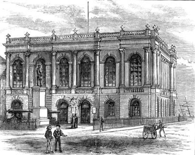The Royal Visit to Swansea: Swansea Townhall, 1881. Creator: Unknown.