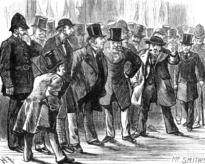 Admission to the Strangers' Gallery of the House of Commons: Mr. Smith, 1881. Creator: Unknown.