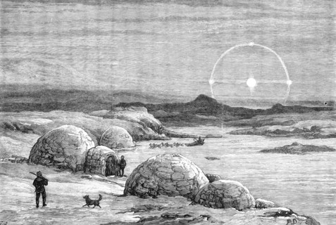 The American Franklin Search Expedition - Lake Daly, 1881. Creator: Frank Dadd.