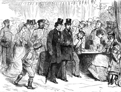 The late Lord Beaconsfield: Lord Beaconsfield at Berlin, 1878, (1881). Creator: Unknown.