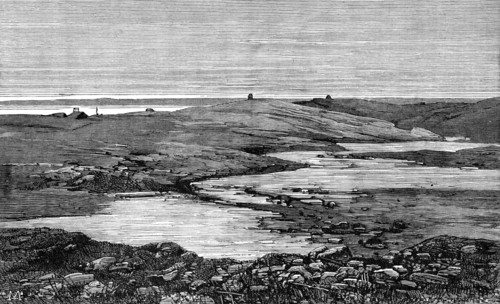 The American Franklin Search Expedition - view in summer, King William's Land, 1870, (1881). Creator: Unknown.
