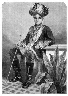 The Maharajah of Mysore in his childhood, 1881. Creator: Unknown.