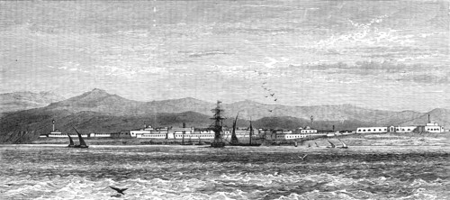 The French Occupation of Tunis: Biserta, Tunis, occupied by a French garrison, 1881. Creator: Unknown.