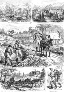 Sketches near Leadville, Colorado, 1881. Creator: Unknown.