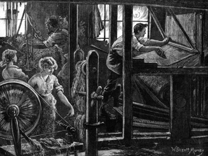 Matting-weavers, 1881. Creator: William James Palmer.